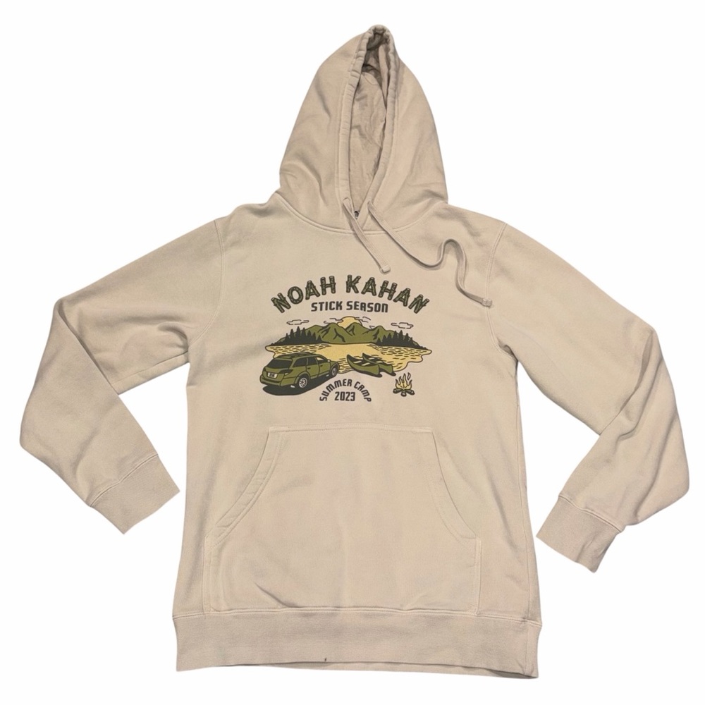 Noah Kahan Stick Season 2023 Concert Tour Official Merch Fleece Hoodie Small